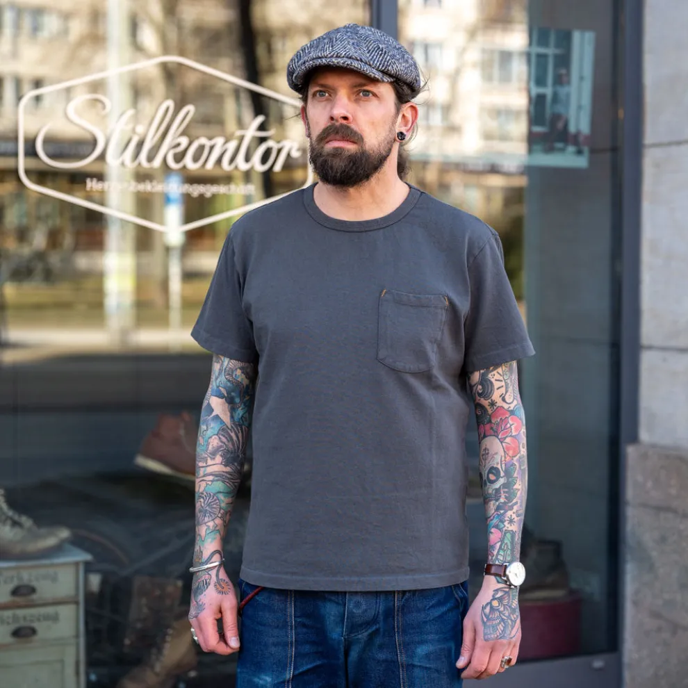 13 Ounce Pocket T-Shirt Midnight