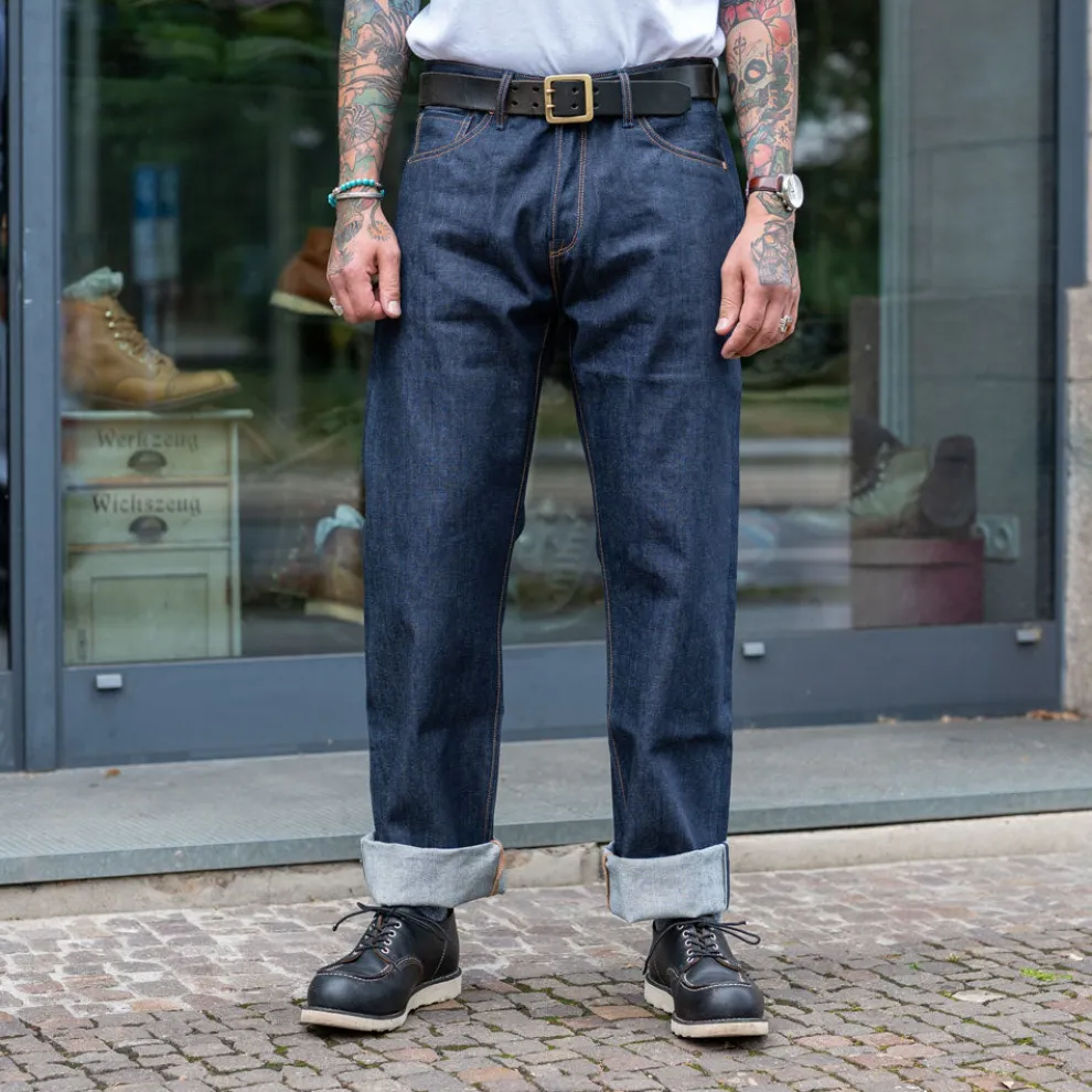 B-07 RELAXED STRAIGHT special #2 15 oz. Vintage Indigo Selvedge