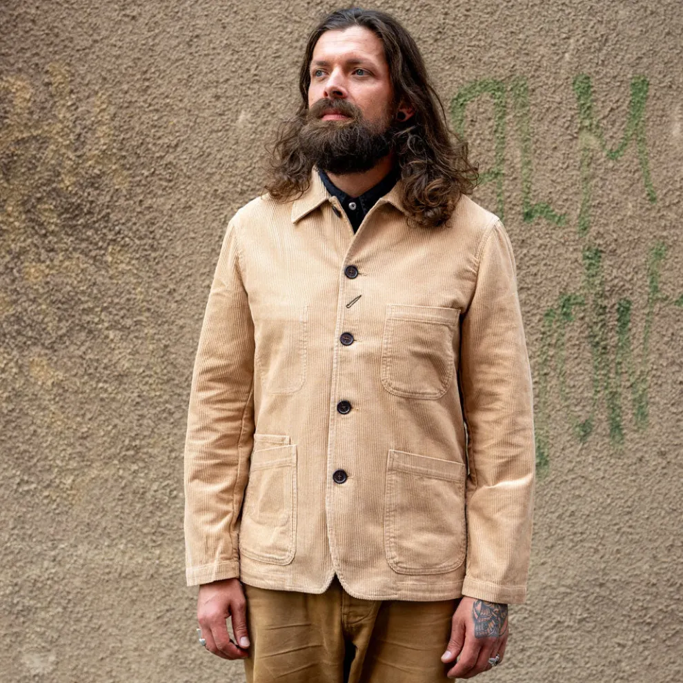 Bakers Jacket Cord Fawn