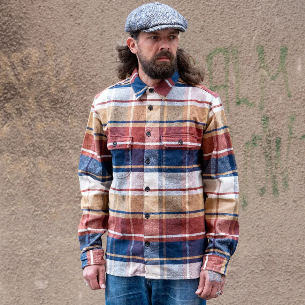 Benson Shirt Gold Plaid