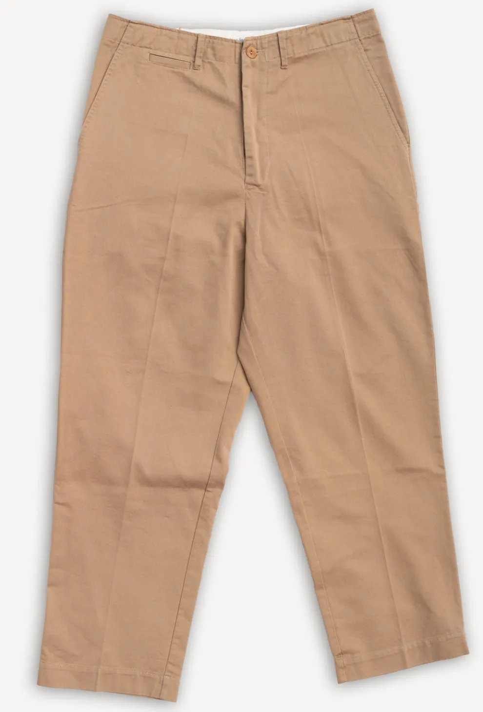 Chino Bio-Baumwolle Twill 300g Relaxed Fit Khaki CHINO01