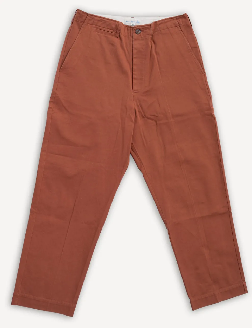 Chino Bio-Baumwolle Twill 300g Relaxed Fit Chestnut CHINO01