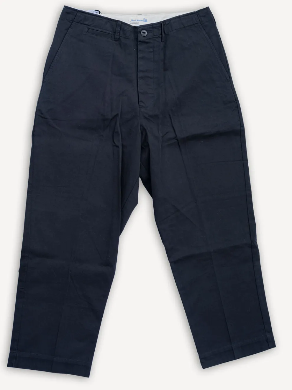 Chino Bio-Baumwolle Twill 300g Relaxed Fit Deep Black CHINO01