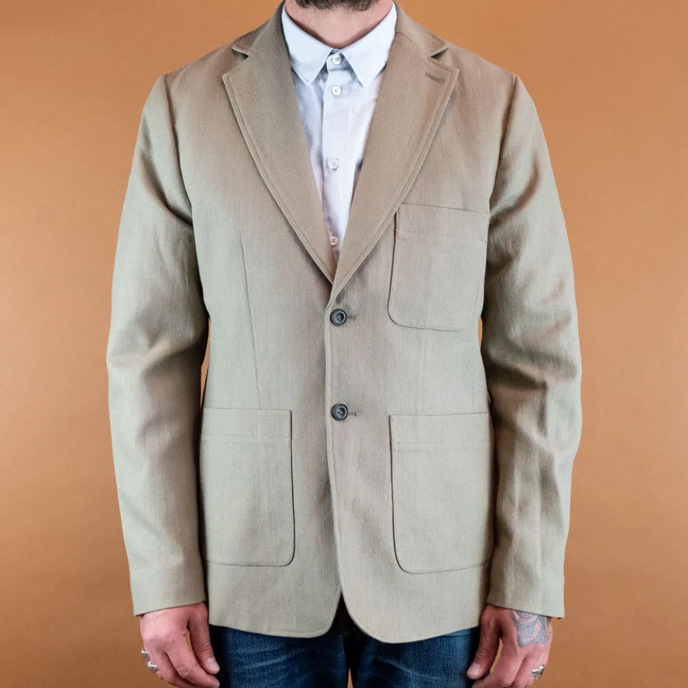 Chris Classic Two Button Blazer Bay Leaf