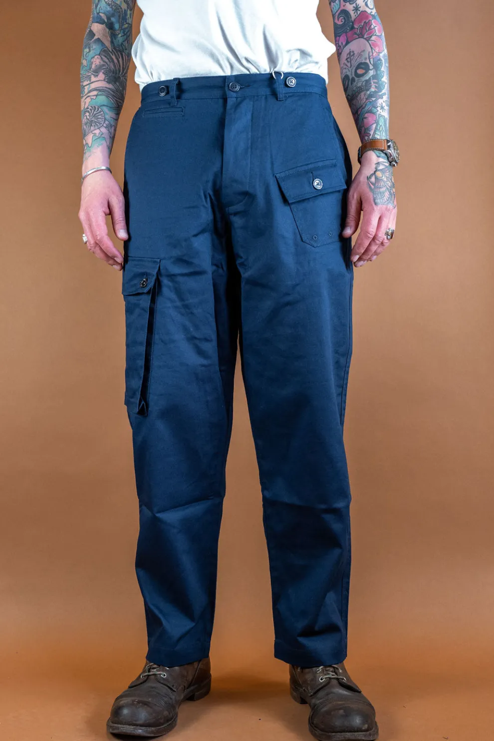 Combat Pants Taper Navy