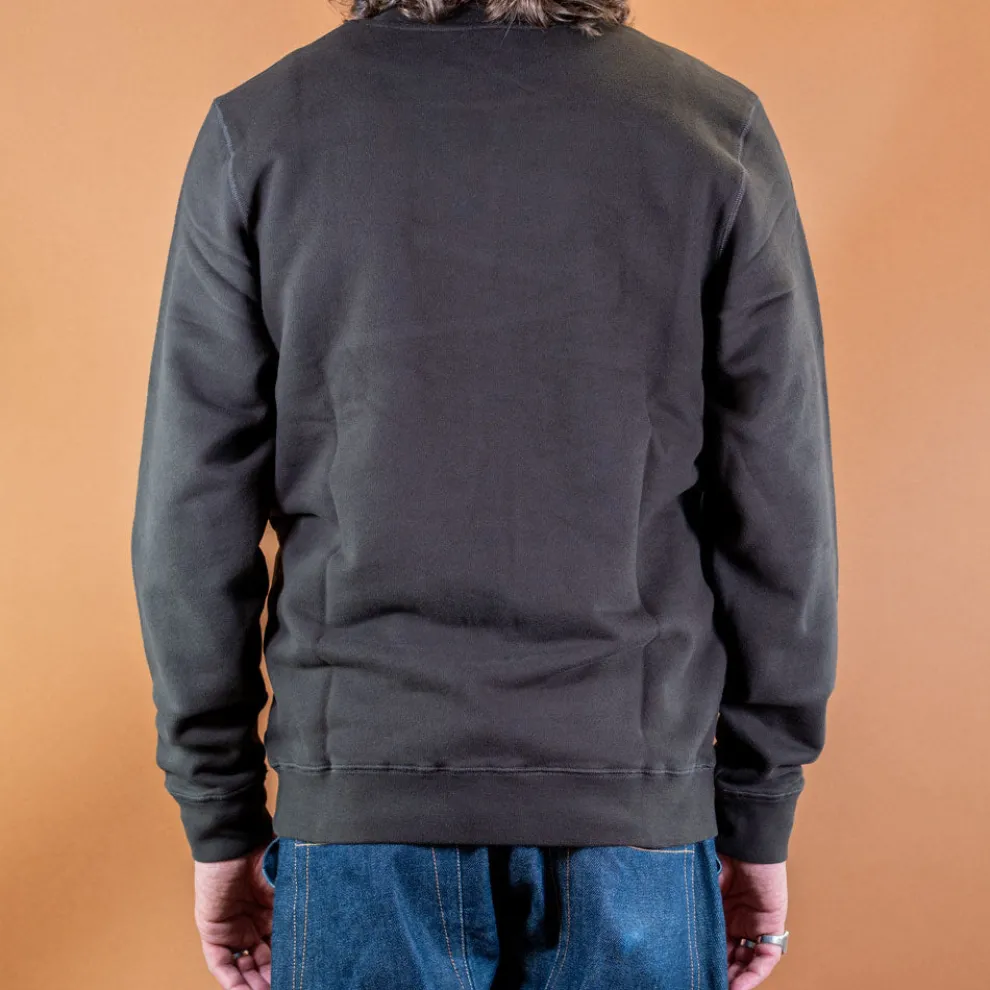 Cotton Loopback Sweatshirt Coffee