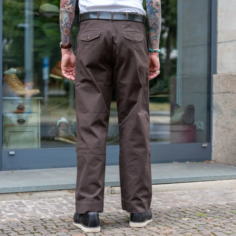 Cotton Pants 122 Brown