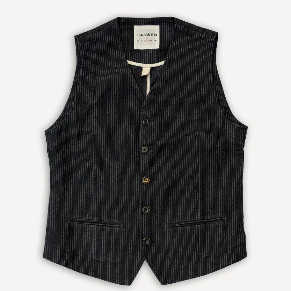 Daniel Classic Waistcoat Black Pin