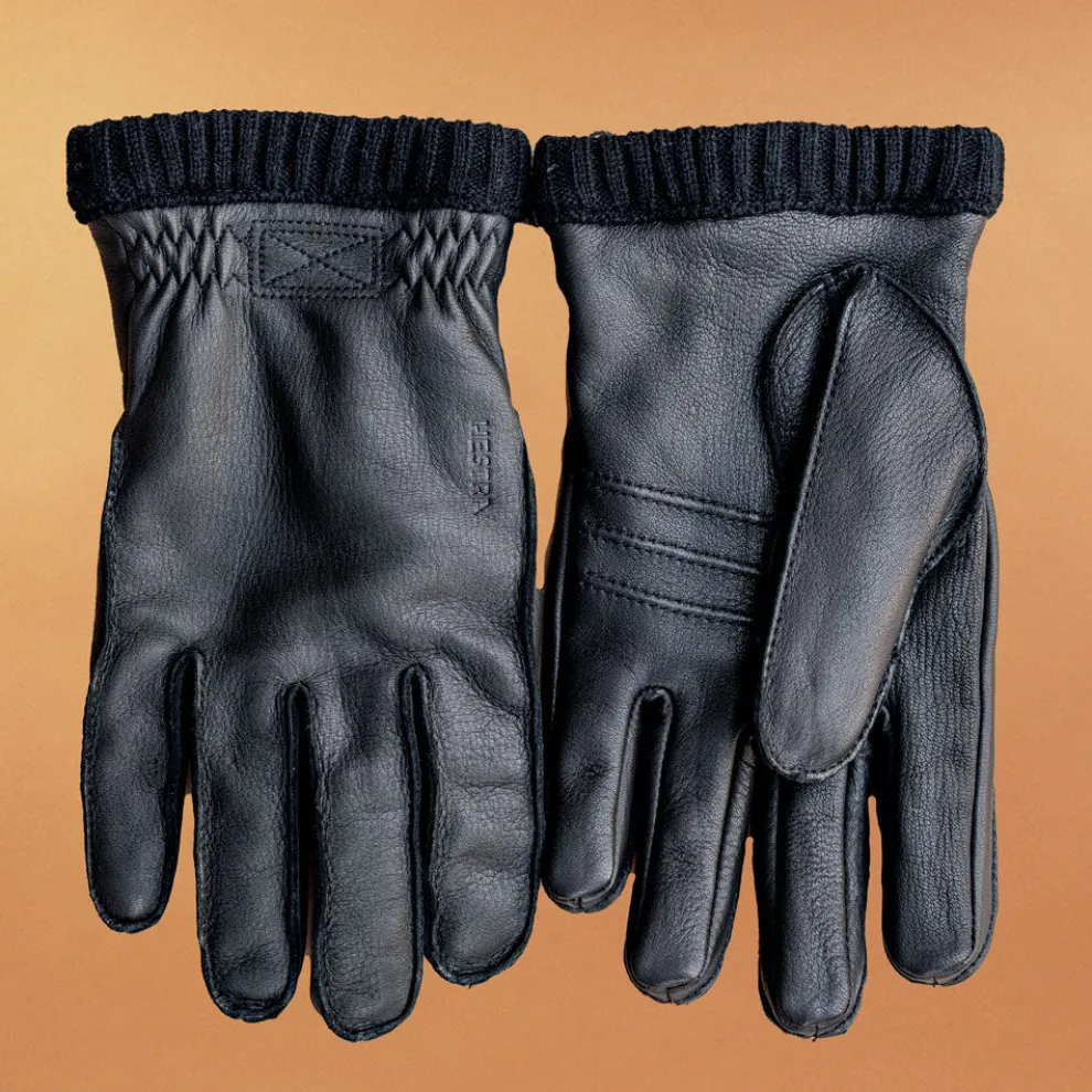 Deerskin Primaloft Handschuhe schwarz