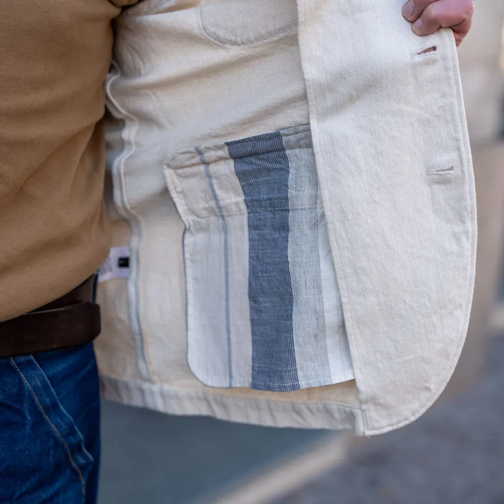 Horloger Tailored Blazer T4/Serge Natural