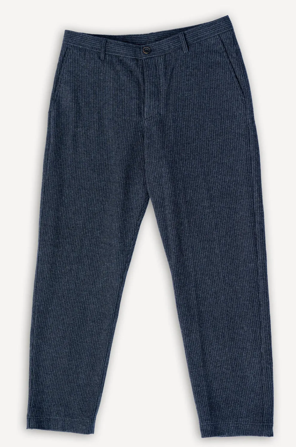 Ken Wide Cut Trousers Black Wool Pin