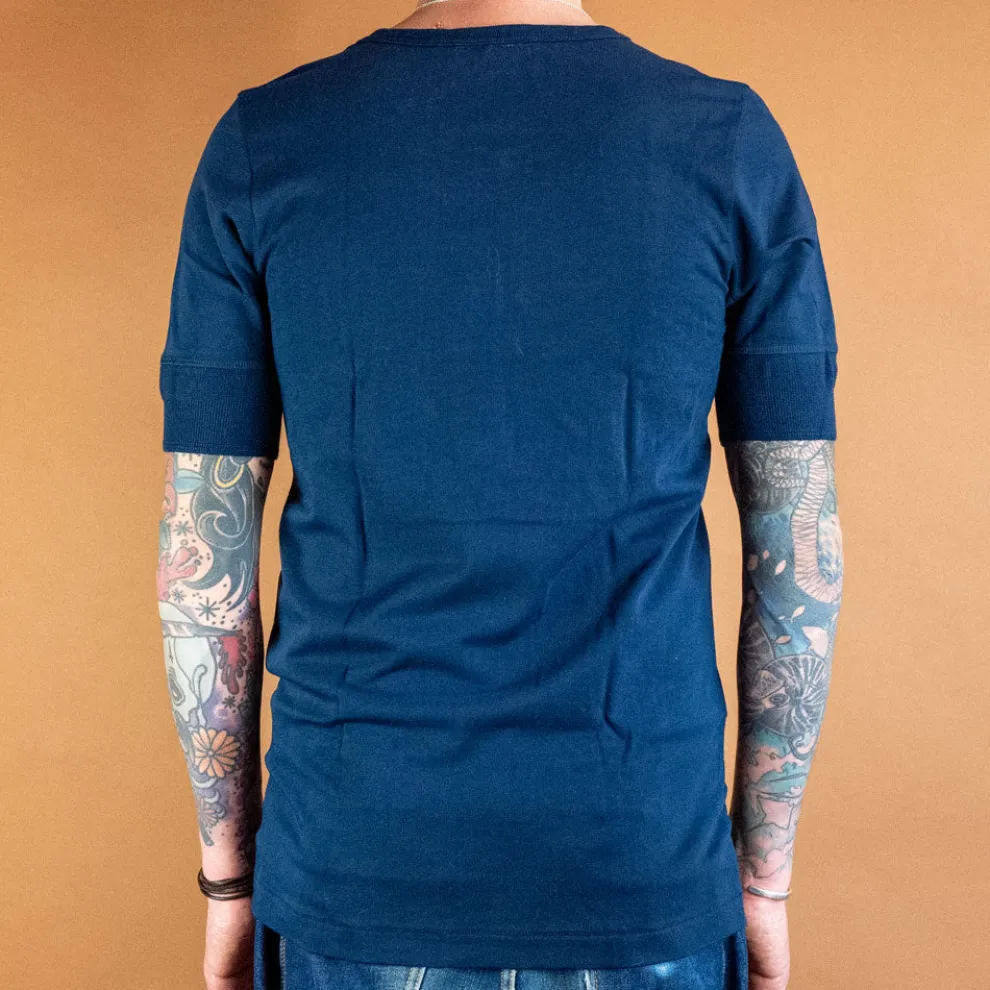 Knopfleistenhemd Kurzarm Inkblue