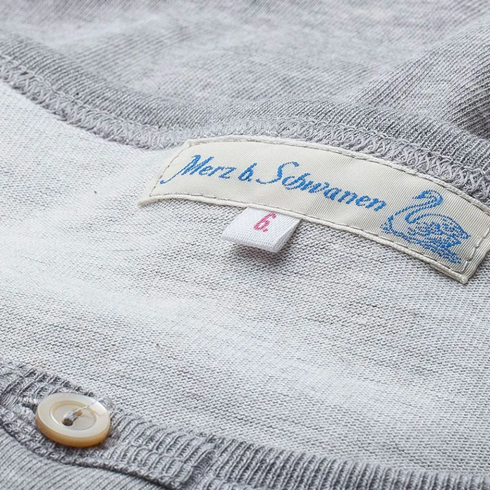 Knopfleistenhemd Kurzarm Grey Melange