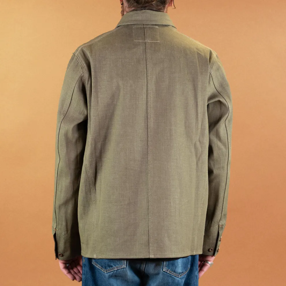 Kurt Single Desert Moss Green Selvedge