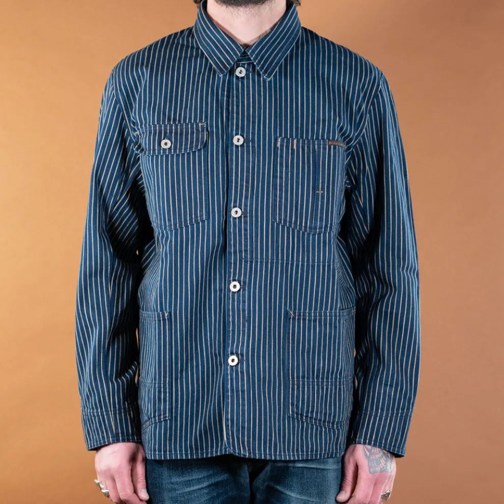 Kurt Single Stripe Indigo Jacket