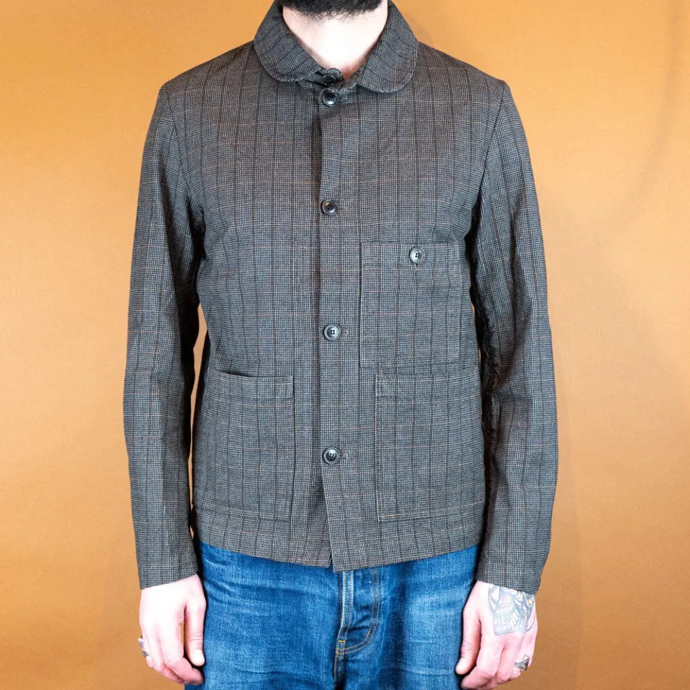 Laboratorio Jacket Glencheck Brown