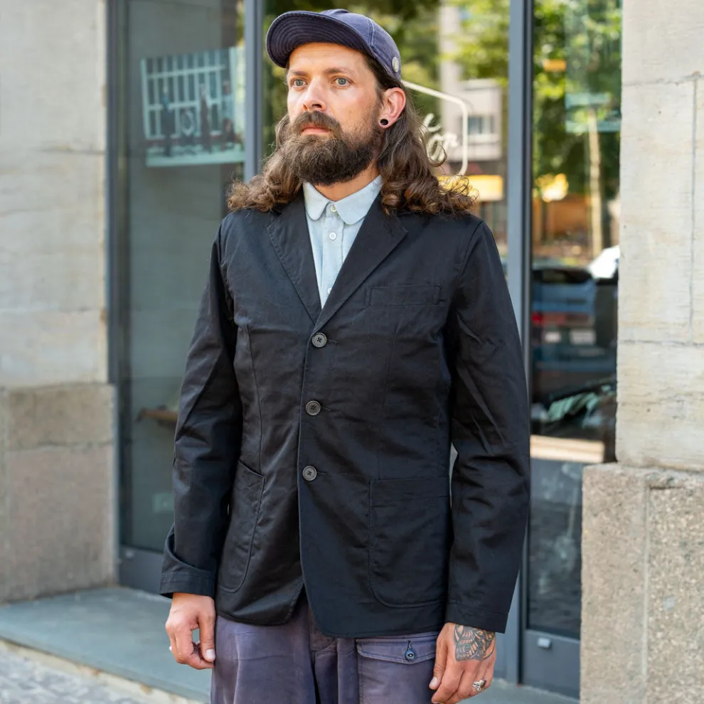 London Jacket Twill Black