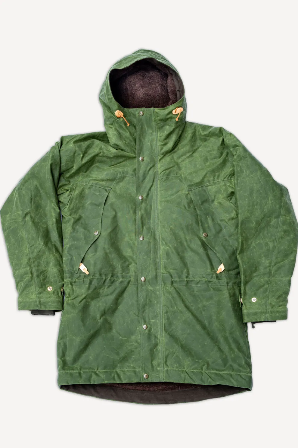 Long Mountain Jacket Waxed Green