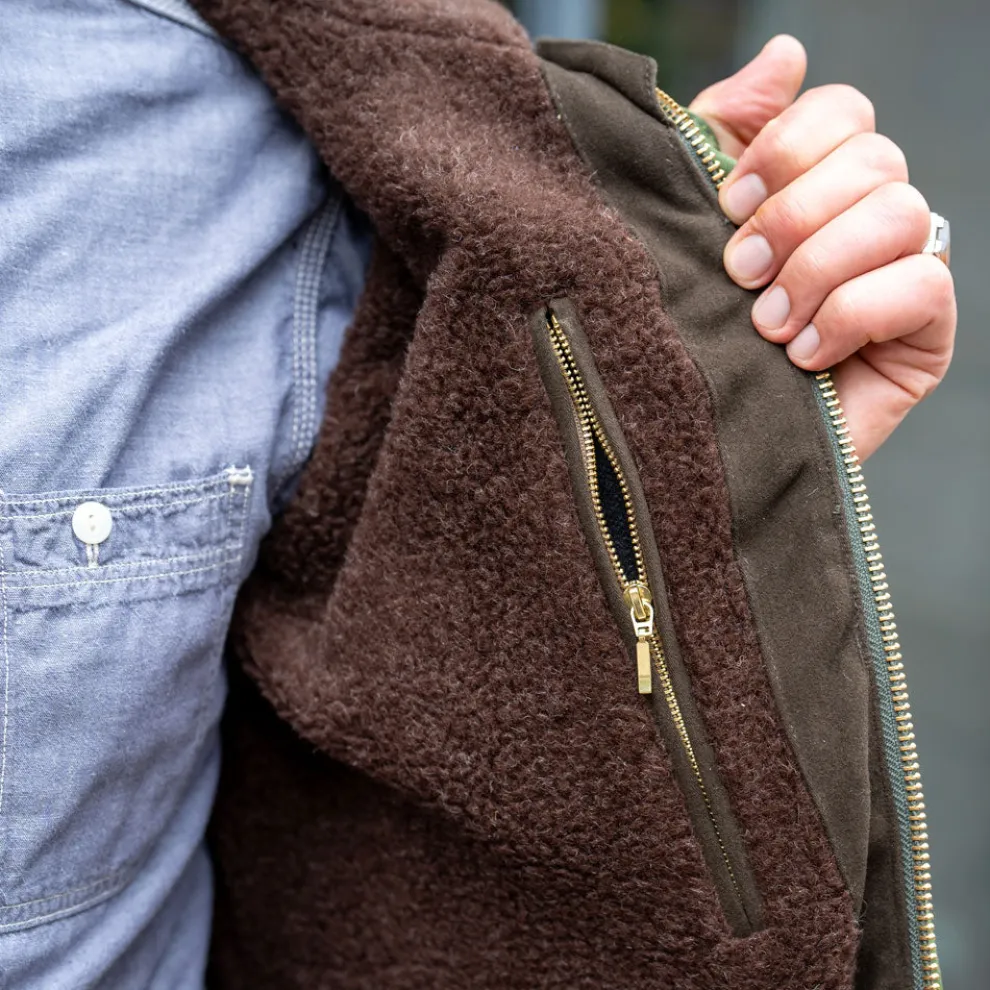 Long Mountain Jacket Waxed Green