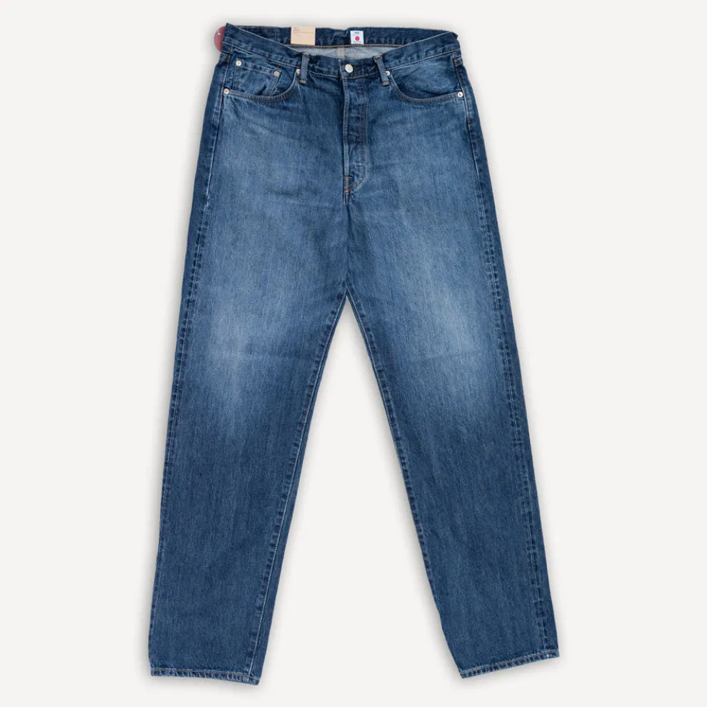 Loose Fit Kurabo 14oz Red Selvage Blue Dark Used