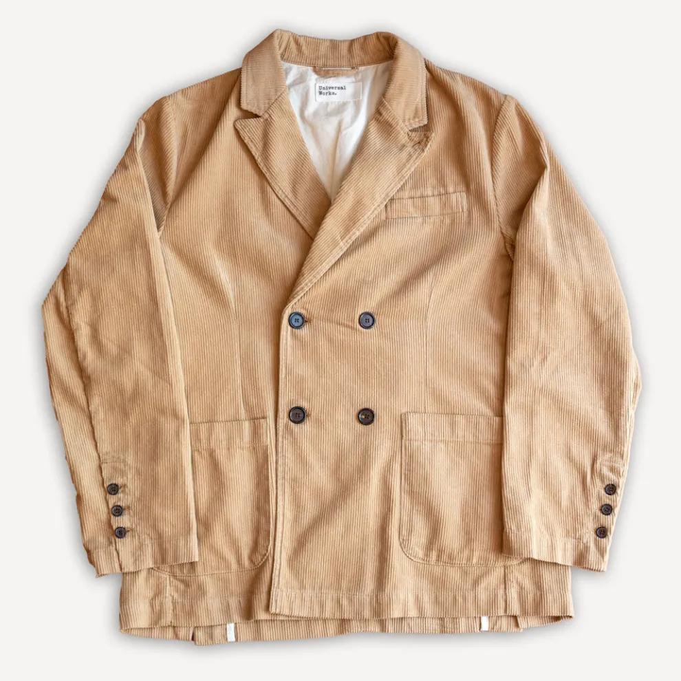 Manor Jacket Cord Fawn