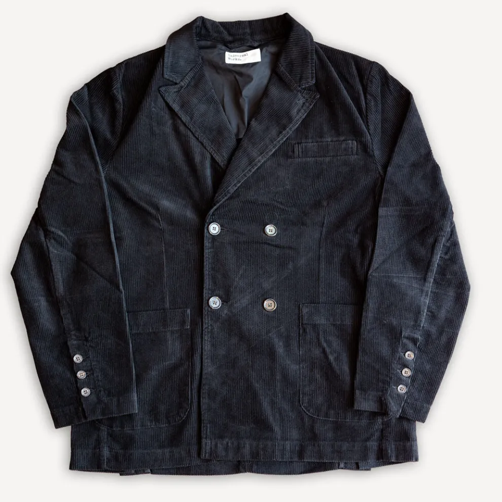 Manor Jacket Cord Black