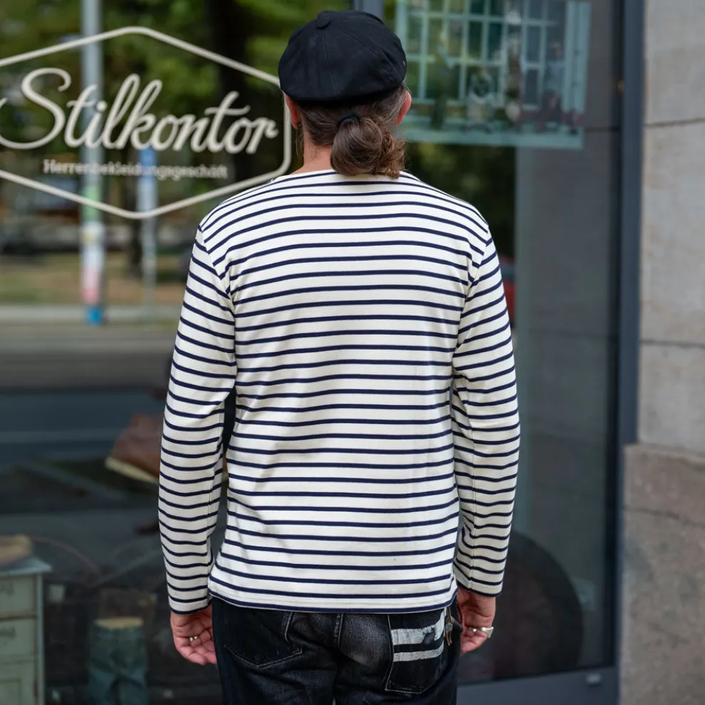 Matrosenshirt Nature/Navy