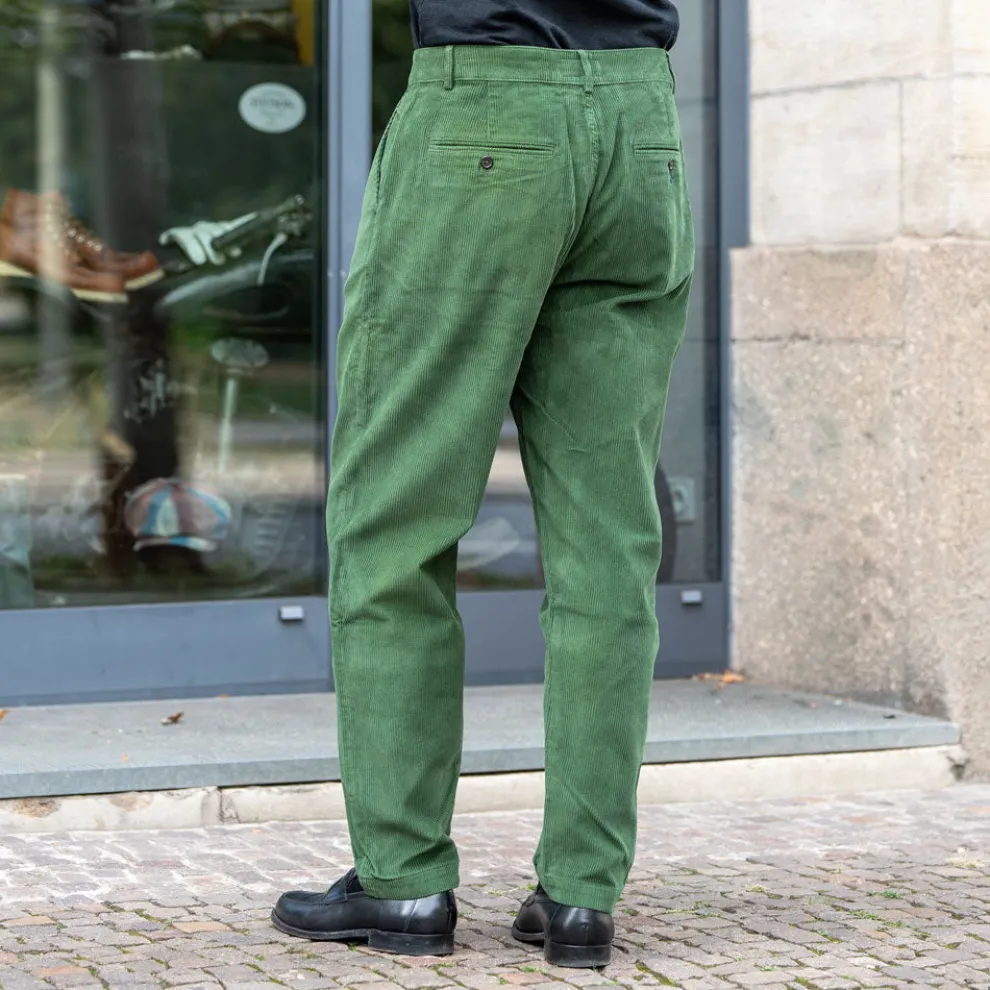 Military Chino Cord Green