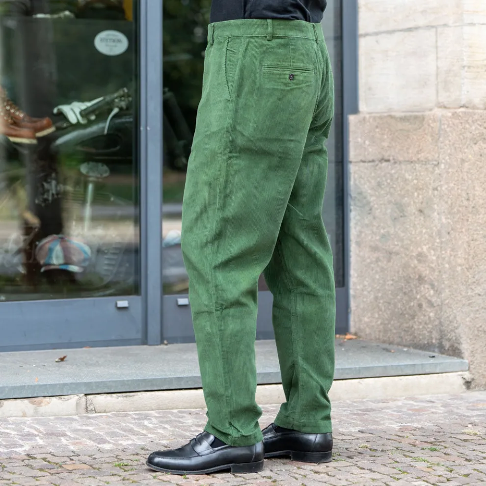 Military Chino Cord Green
