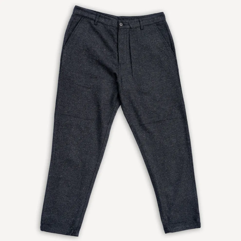 Military Chino Salt ´n Pepper Tweed Black