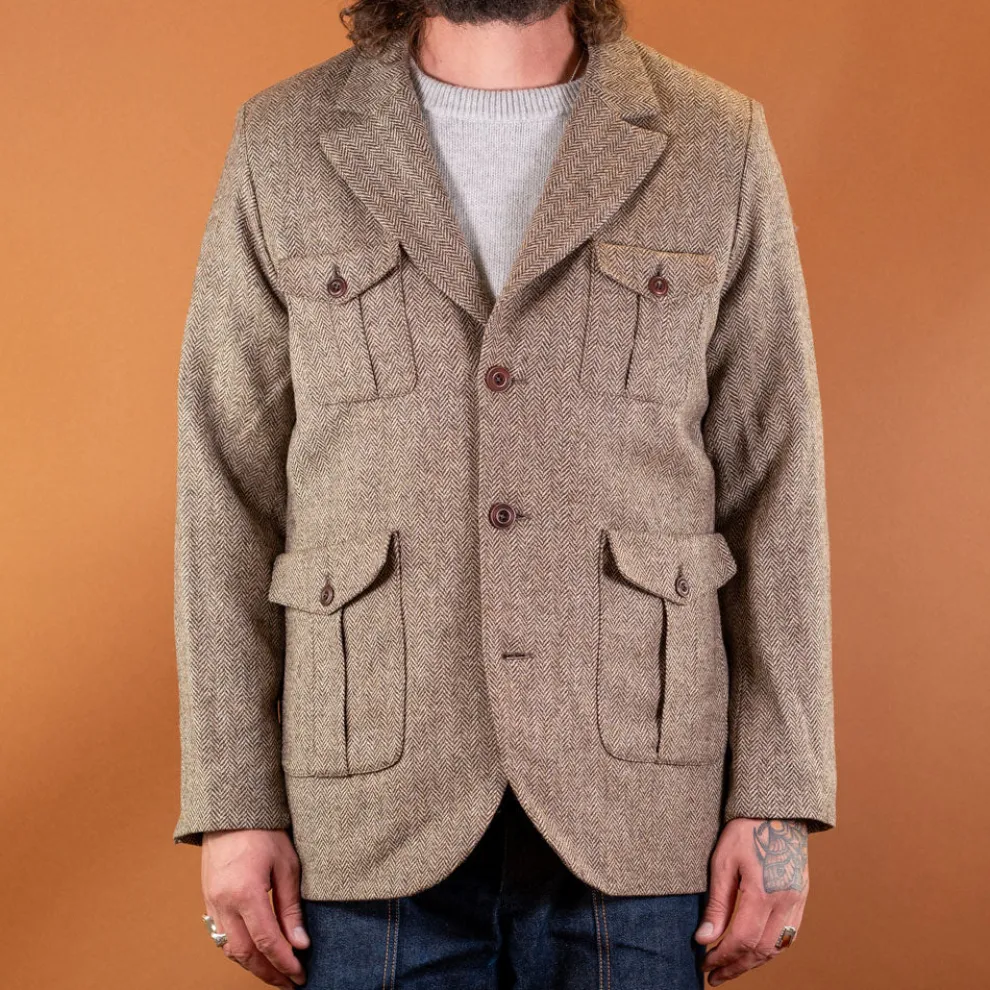 Minos Tweed Blazer K7403 Cream