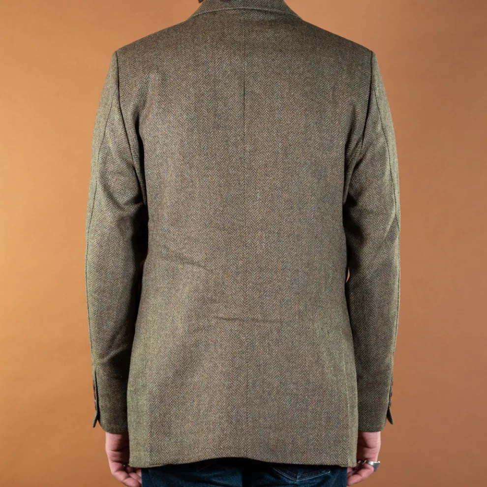 Minos Tweed Blazer K7402 Green