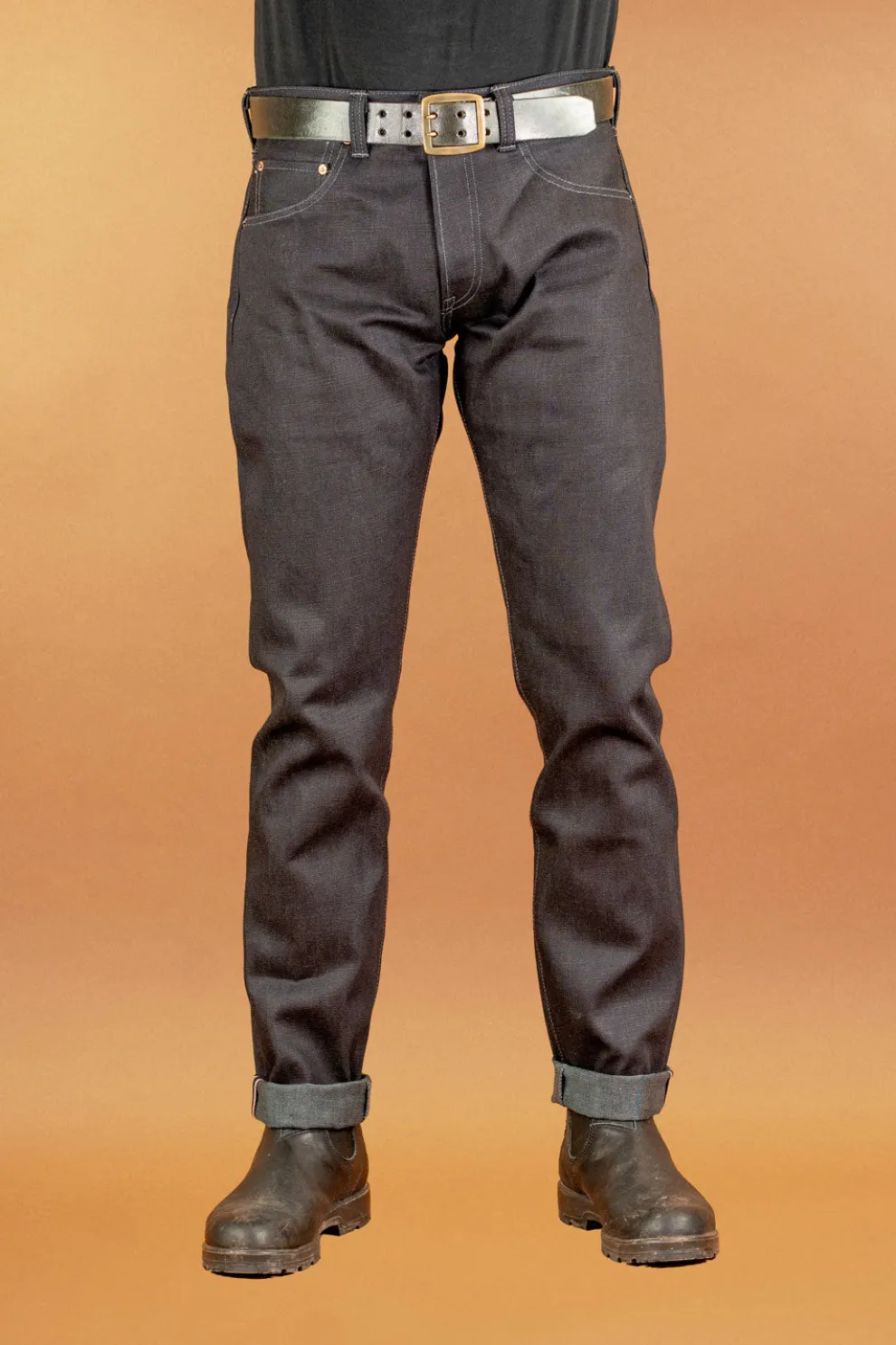 18oz Tight Tapered Denim Indigogrey