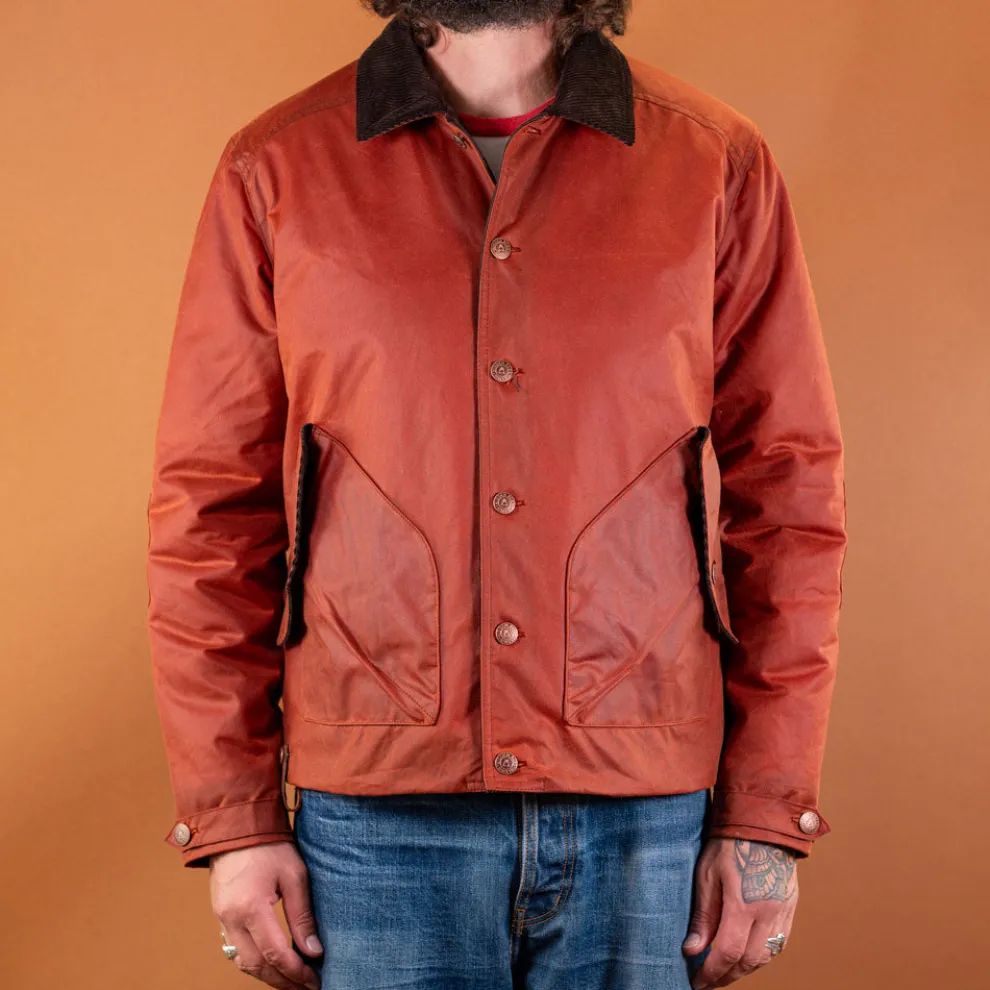Pollux Waxed Cotton Jacket K6109 Brick Red
