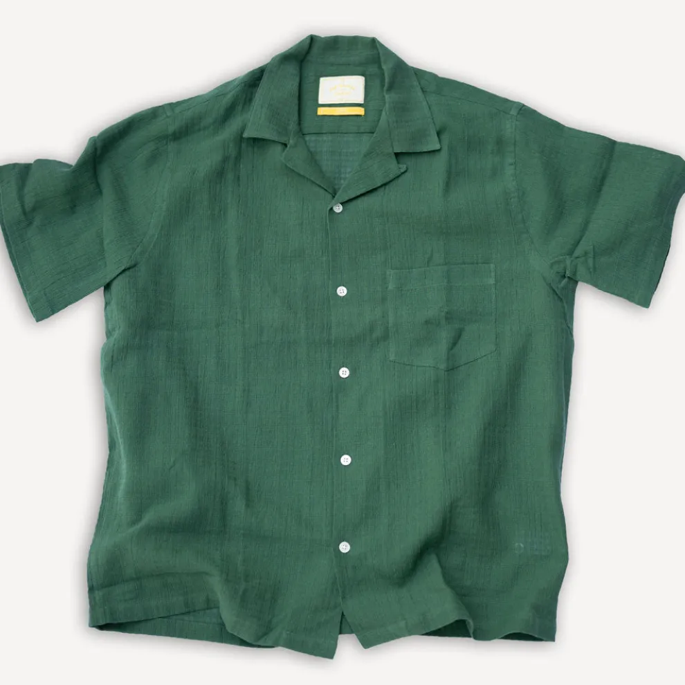 Shirt Shortsleeve Grain Green