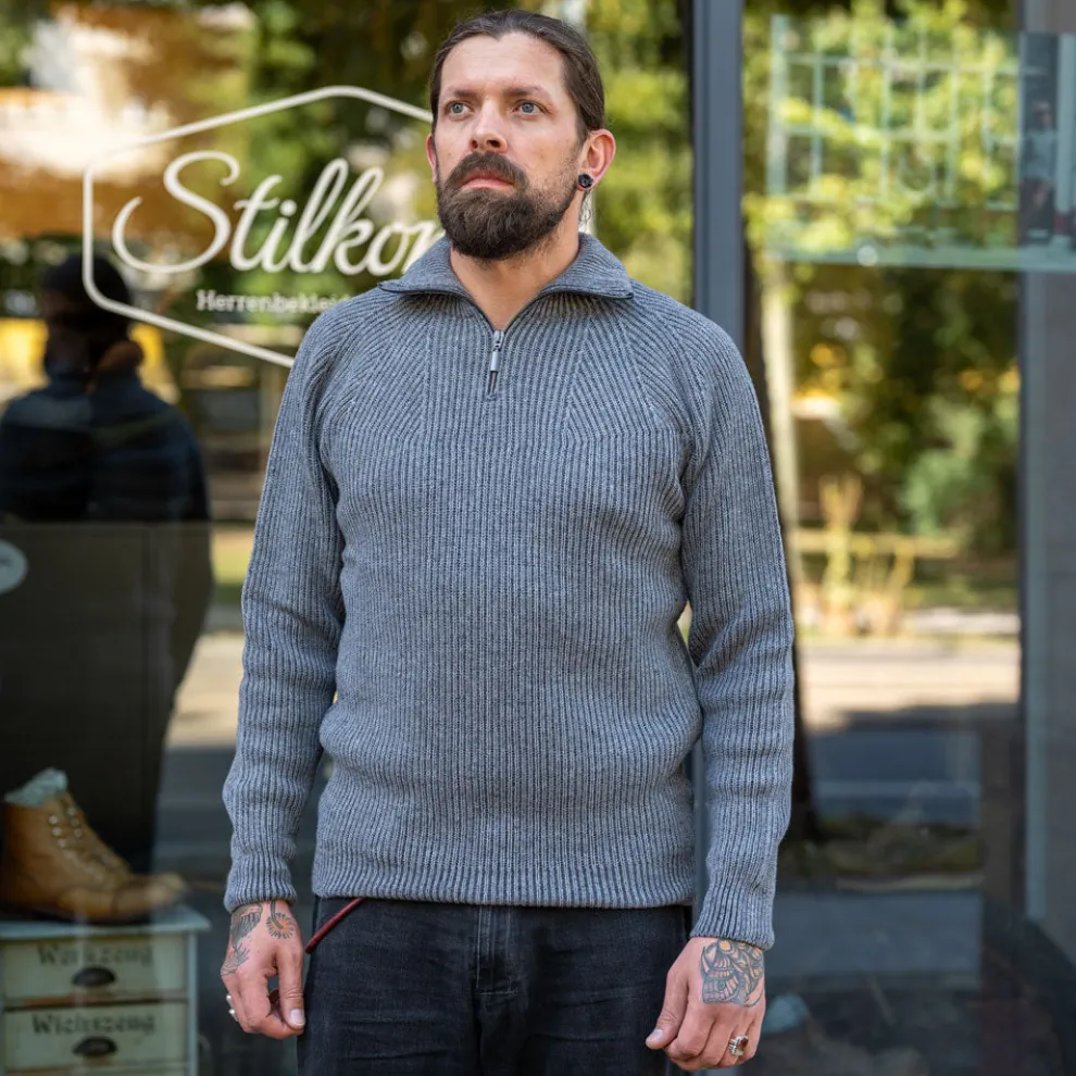 Troyer Merinowolle Anthrazit