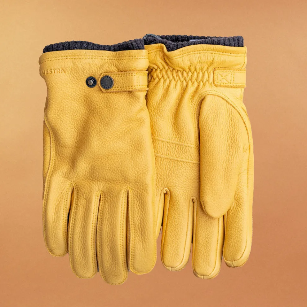 Utsjö Handschuhe gelb