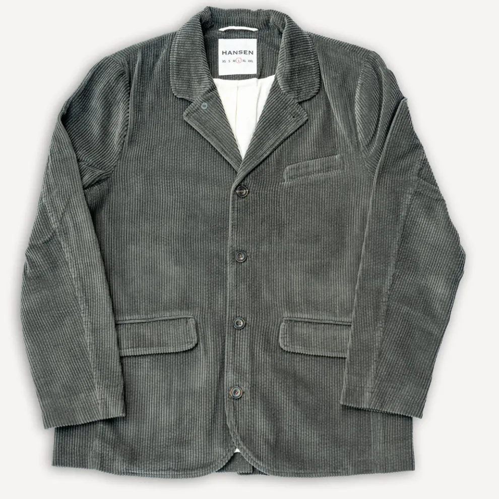 Vincent Casual Blazer Jacket Olive-Taupe