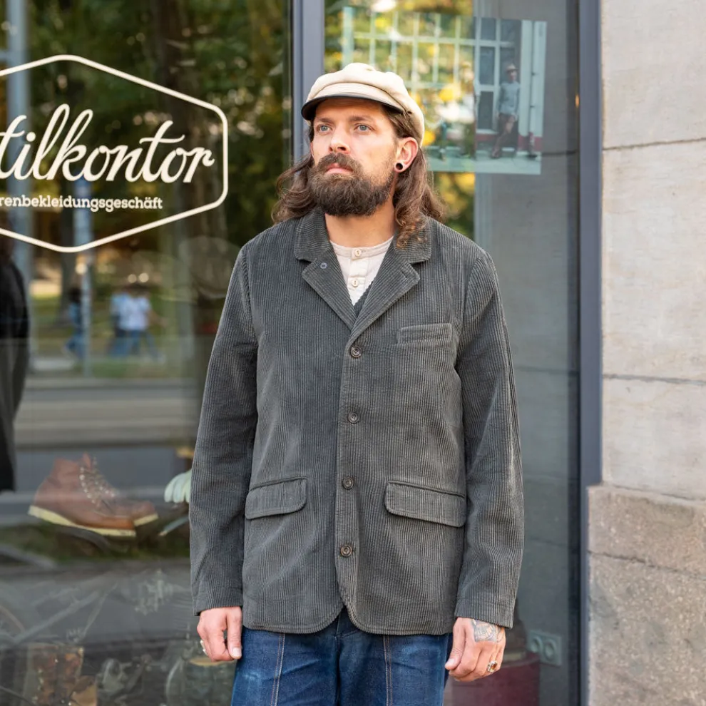 Vincent Casual Blazer Jacket Olive-Taupe