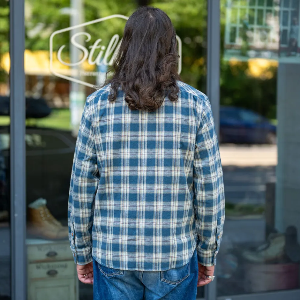 Wells Shirt Blue Plaid